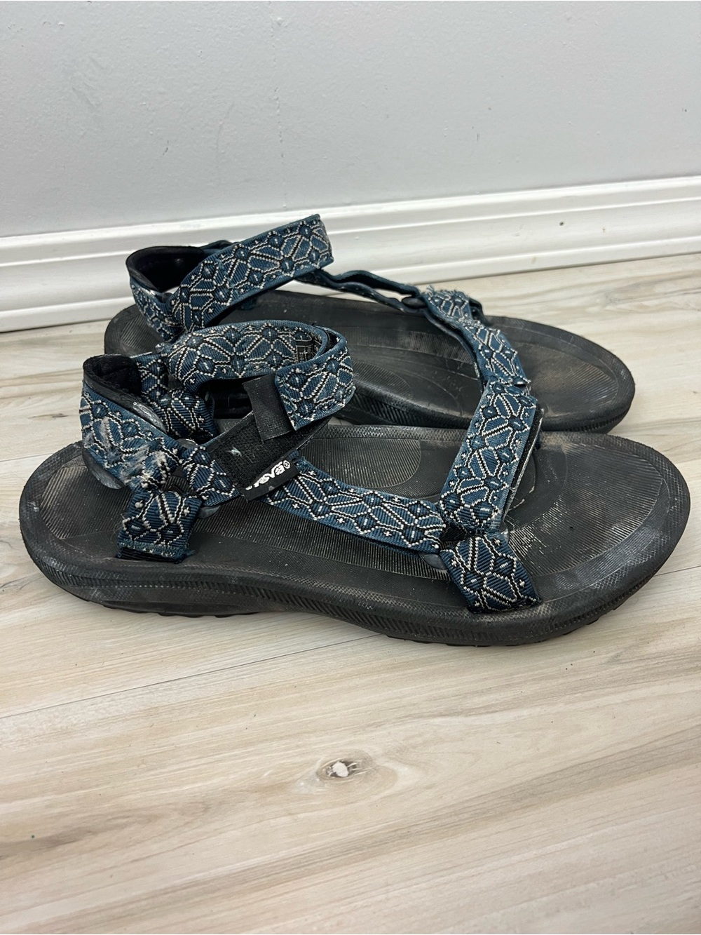 Teva Blue Patterned Sport Sandals